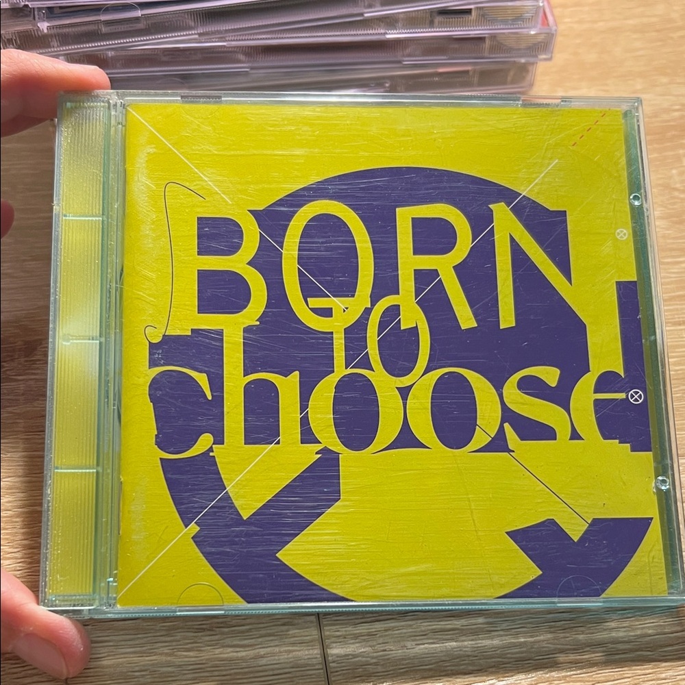 Yellow and Purple 'Born to Choose' CD Case